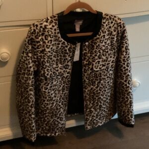Chicos leopard print jacket - 1